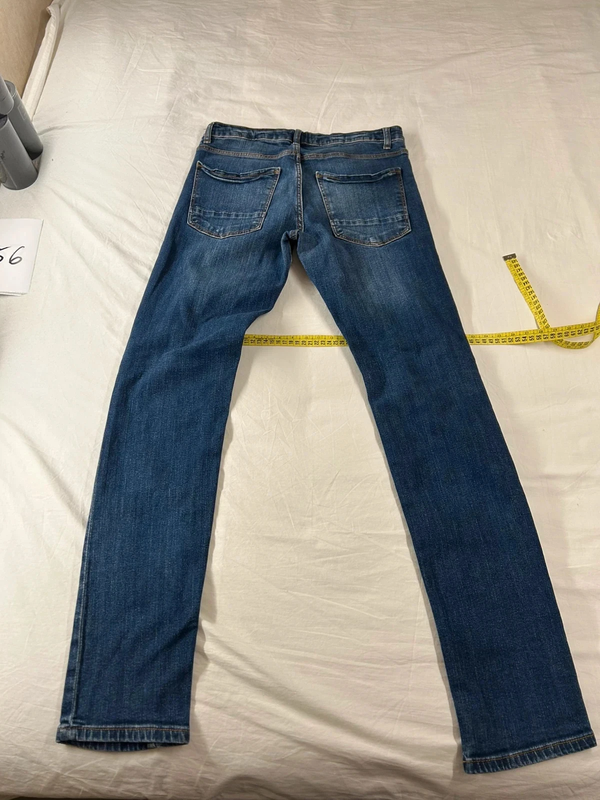 Marineblauwe slim-fit spijkerbroek Kiabi – photo 9